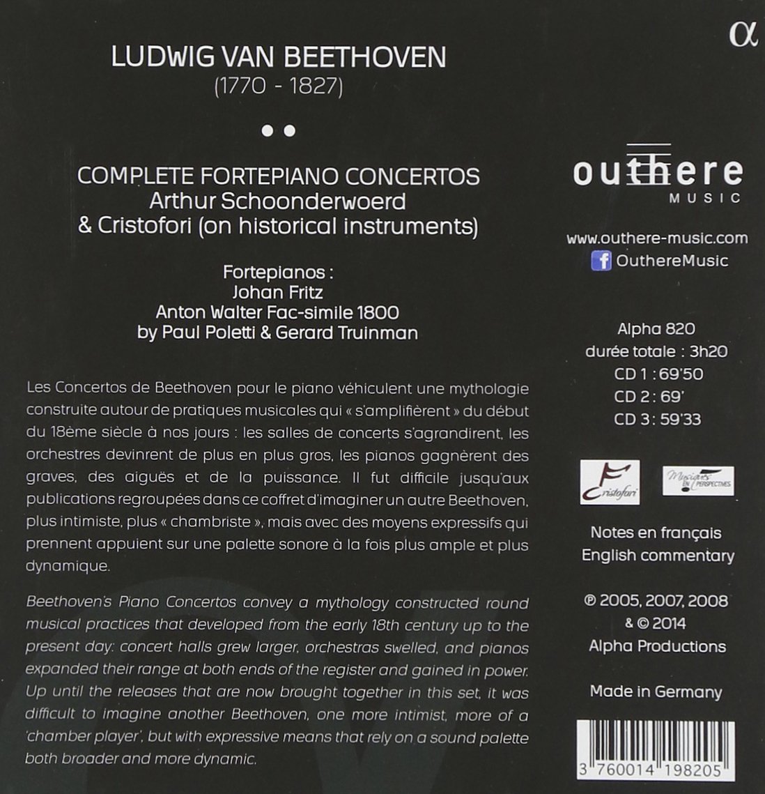 Beethoven: Complete Fortepiano Concertos - slide-1
