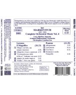 MARKEVITCH: Orchestral Music, Vol. 4 - Lorenzo il Magnifico, Psaume