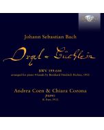 Bach: Orgelbüchlein arranged for piano 4-hands