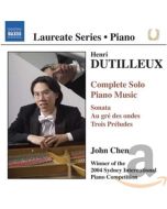DUTILLEUX: Complete Solo Piano Music