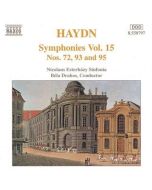 Haydn: Symphonies Nos. 72, 93, 95 (vol. 15)