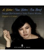 Bortkiewicz: A Letter - Solo Piano Works