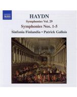 HAYDN: Symphonies, Vol. 29 - Nos. 1, 2, 3, 4, 5