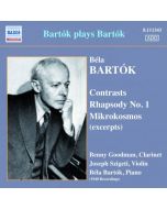 BARTOK PLAYS BARTOK - Contrasts, Rhapsody No. 1
