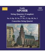 Spohr: String Quartets Vol. 13  -  No. 9 Op. 29 No. 3 & No. 17 Op. 58 No. 3