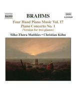 BRAHMS: Four-Hand Piano Music Vol. 17