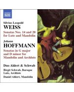 WEISS: Sonatas Nos. 14 & 20  for Lute & Mandolin, HOFFMAN:  Mandolin Sonatas