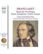 Liszt:  Music for Two Piano Music Vol. 26,  Dante Symphony, Dante Sonata