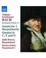 Bach Wilhelm Friedemann: Keyboard Works • 4 - Sonata for 2 Harpsichords, Sonatas