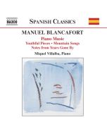 BLANCAFORT: Piano music