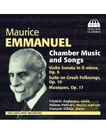 Emmanuel: Chamber Music and Songs