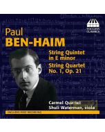 Ben-Haim: Chamber Music - String Quartet & String Quintet