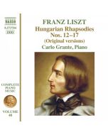Liszt: Complete Piano Music Vol. 48 - Hungarian Rhapsodies Nos. 12-17