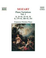 MOZART: Piano Variations vol. 1