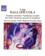 DALLAPICCOLA: Works for violin and piano
