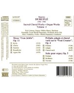 DURUFLE: Sacred Choral & Organ