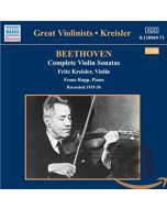 Beethoven: Compl. Violin Sonatas (1935-3