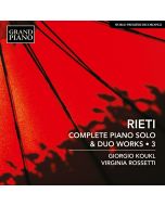 Rieti: Complete Piano Works Vol. 3