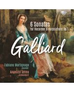 Galliard: 6 Sonatas for Recorder & Harpsichord Op. 1
