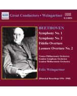 BEETHOVEN: Symphonies Nos. 1 and 2