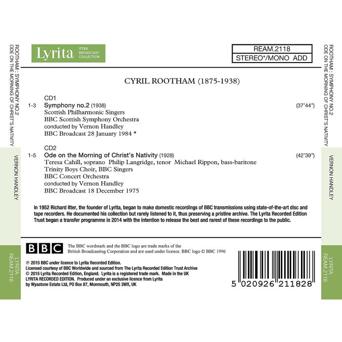 Rootham: Symphony no. 2 Ode on the Morning of Christ’s Nativity - slide-1