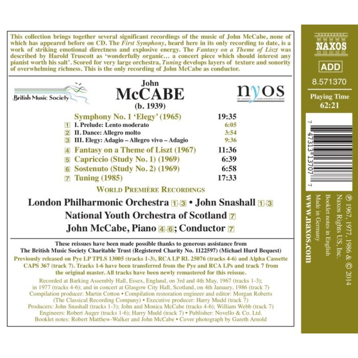 McCabe: Symphony No. 1 - slide-1