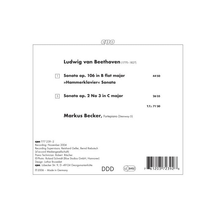 Beethoven: Sonata op. 106 