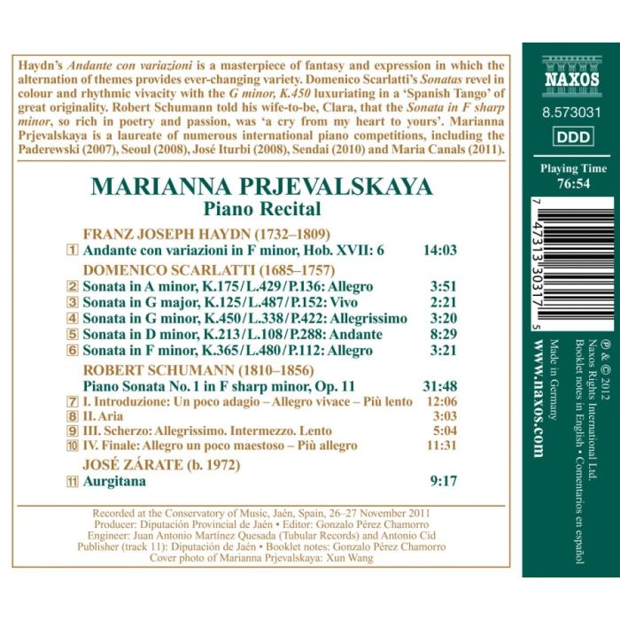 Marianna Prjevalskaya - Piano Recital - slide-1