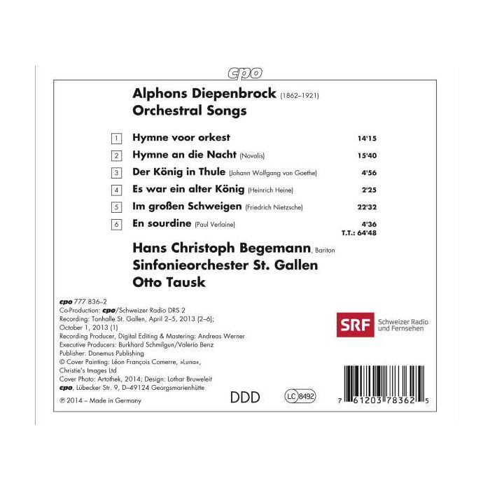 Diepenbrock: Orchestral Songs - slide-1