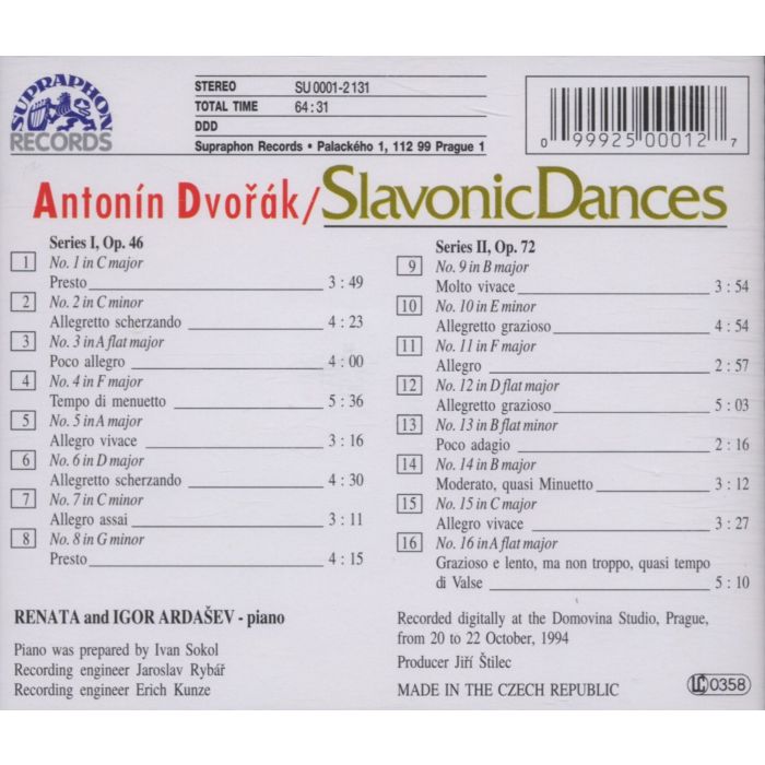 Dvorak: Slavonic Dances - slide-1