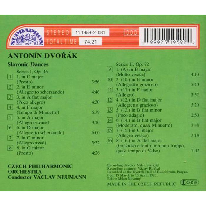Dvorak: Slavonic Dances - slide-1