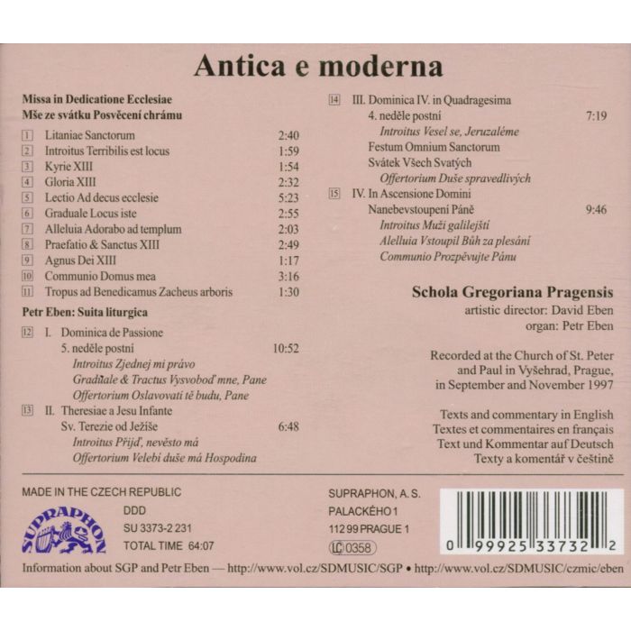 Eben: Antica e moderna, Missa in Dedicatione Ecclesiae - slide-1