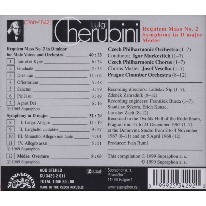 Cherubini: Requiem Symphony in D, Medee - slide-1