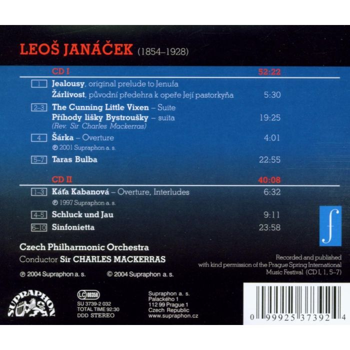 Janacek: The Cunning Little Vixen Suite (2CD) - slide-1