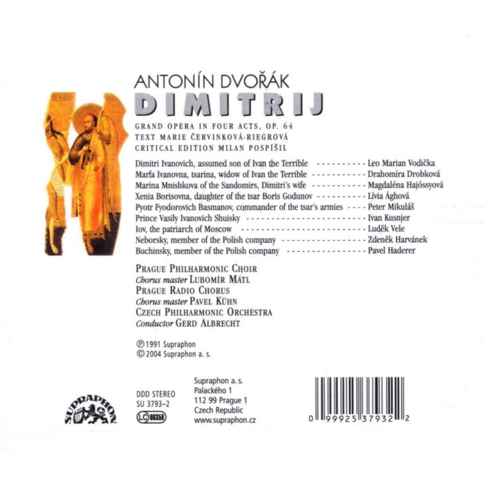 Dvorak: Dimitrij - Opera in 4 Acts (3 CD)  - slide-1
