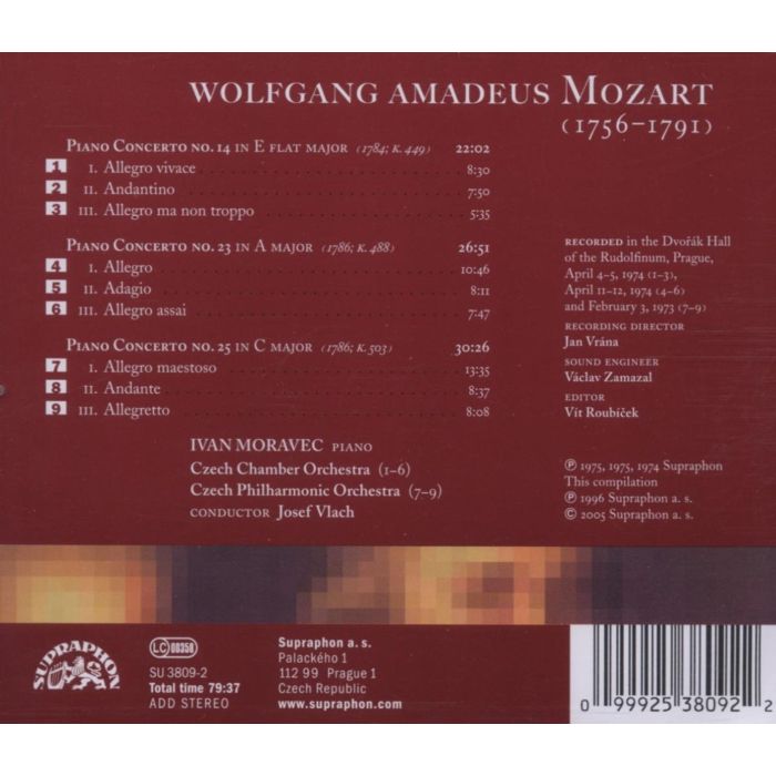 Mozart : Piano Concertos 14, 23, 25 - slide-1