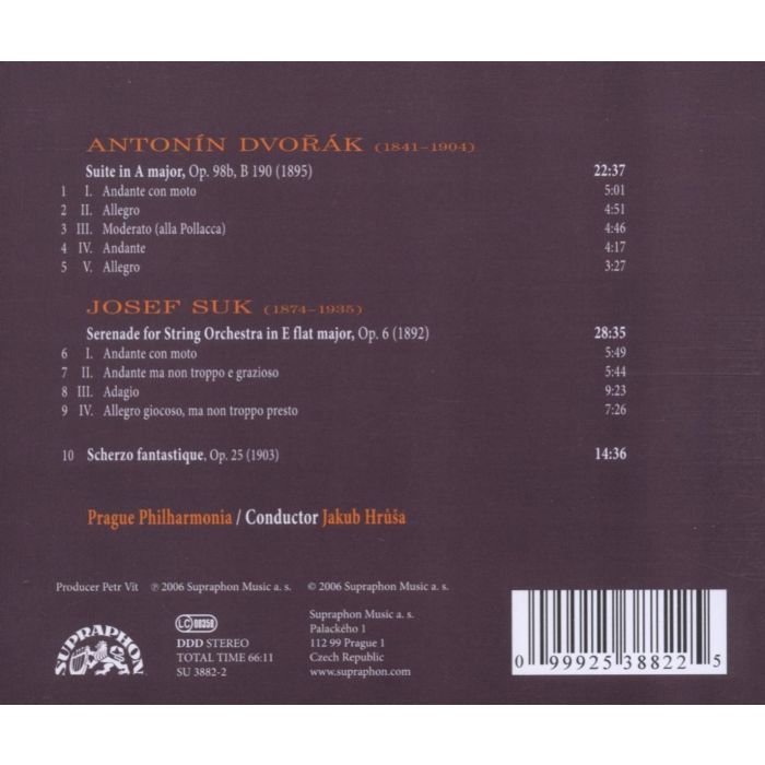 Dvorak: Suite / Suk: Serenade - slide-1