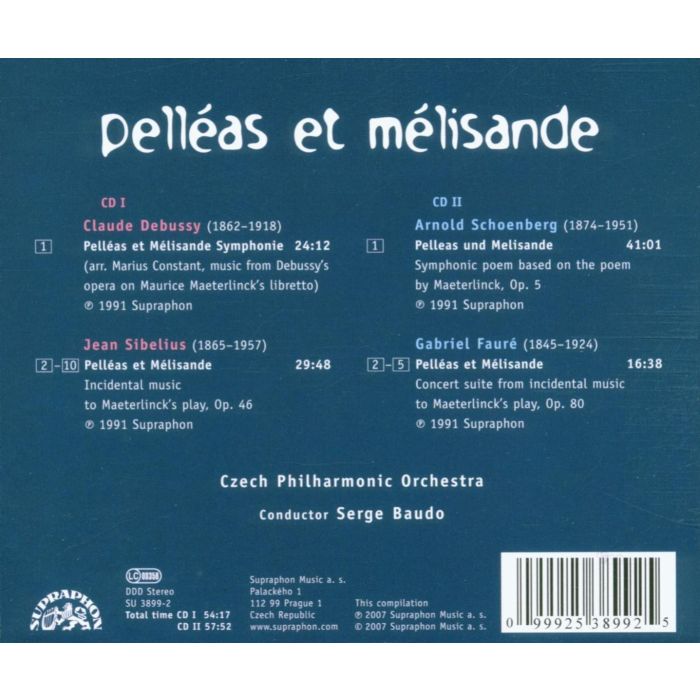 Debussy, Sibelius, Schönberg: Pelleas et Melisande - slide-1