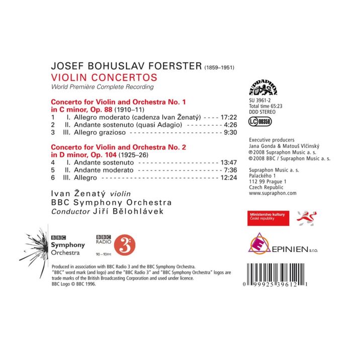 Foerster: Violin Concertos  - slide-1