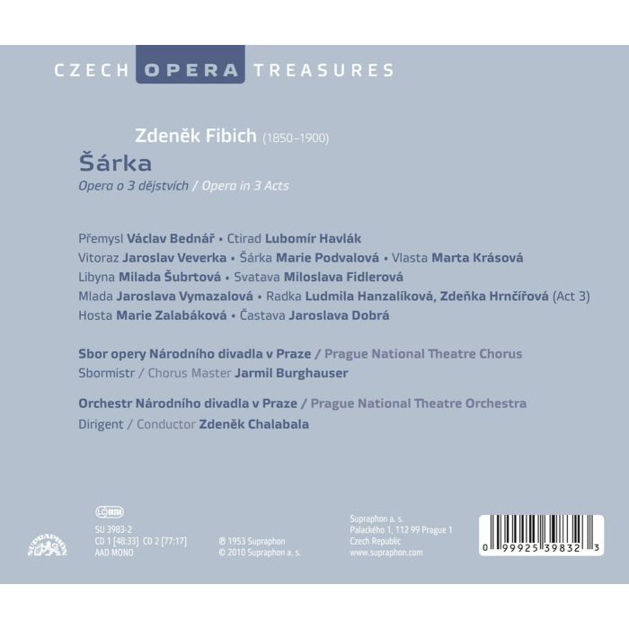 Fibich: Šárka - Opera (2 CD) - slide-1