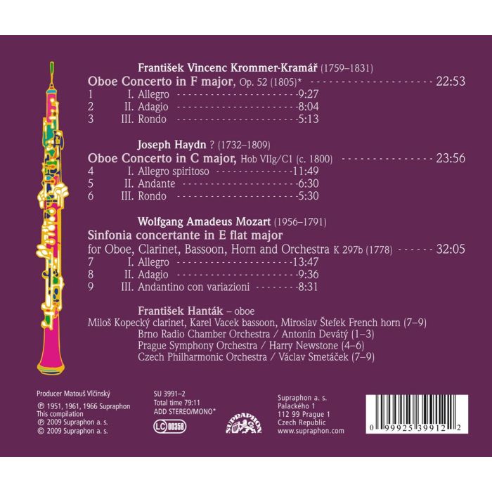 Haydn & Krommer-Kramar: Oboe Concertos - slide-1