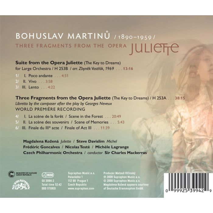 Martinů: Three Fragments from the Opera Juliette / SU 3994-2 - slide-1
