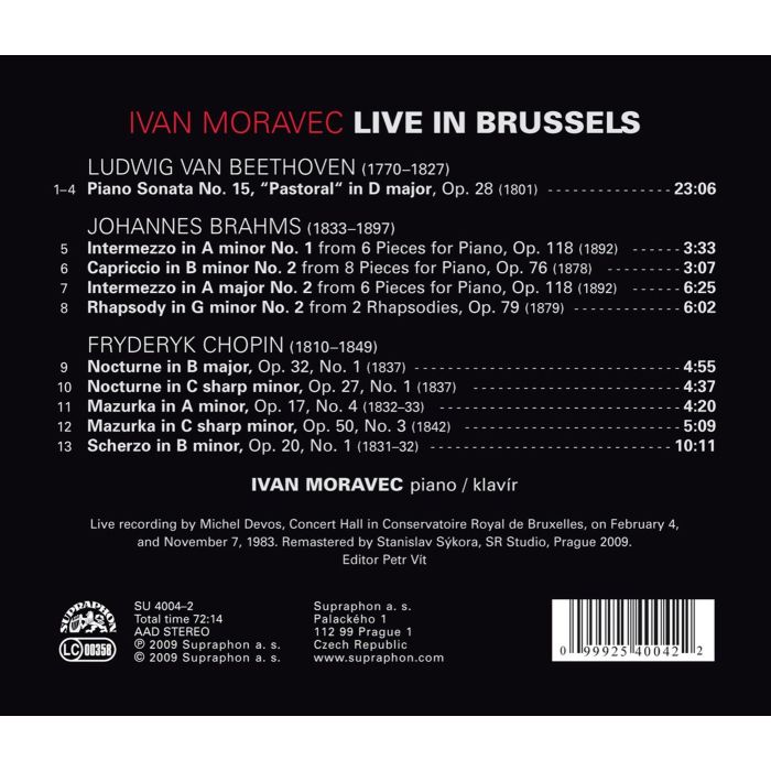 Beethoven / Brahms / Chopin:  Live in Brussels - slide-1