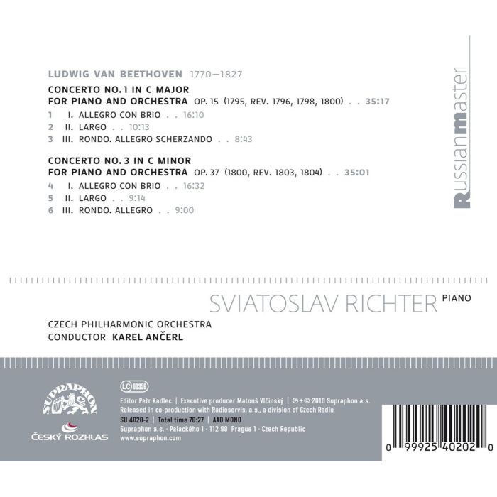 Beethoven: Piano Concertos Nos. 1 & 3 - slide-1