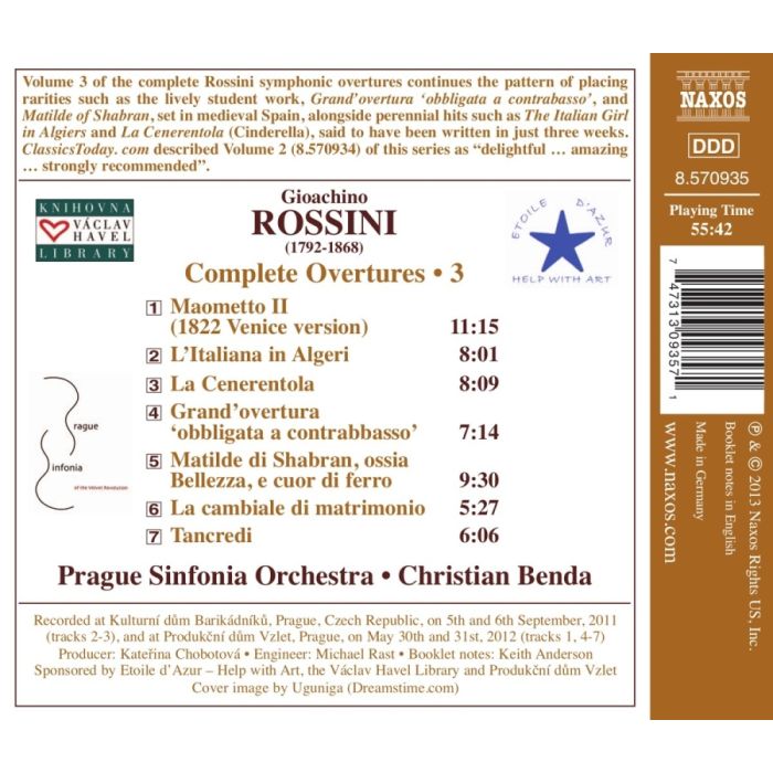 Rossini: Complete Overtures Vol. 3 - slide-1
