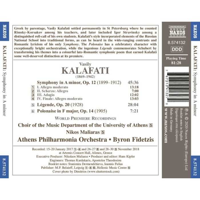 Kalafati: Symphony in A minor - slide-1