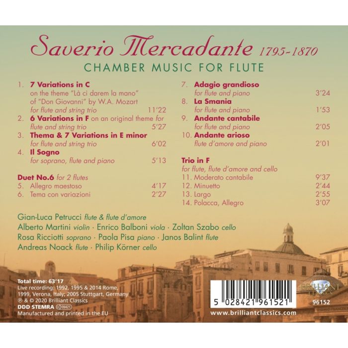 Mercadante: Chamber Music for Flute - slide-1
