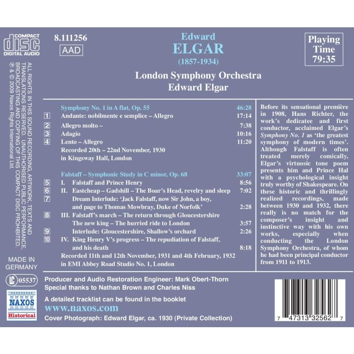 Elgar: Elgar conducts Elgar - slide-1