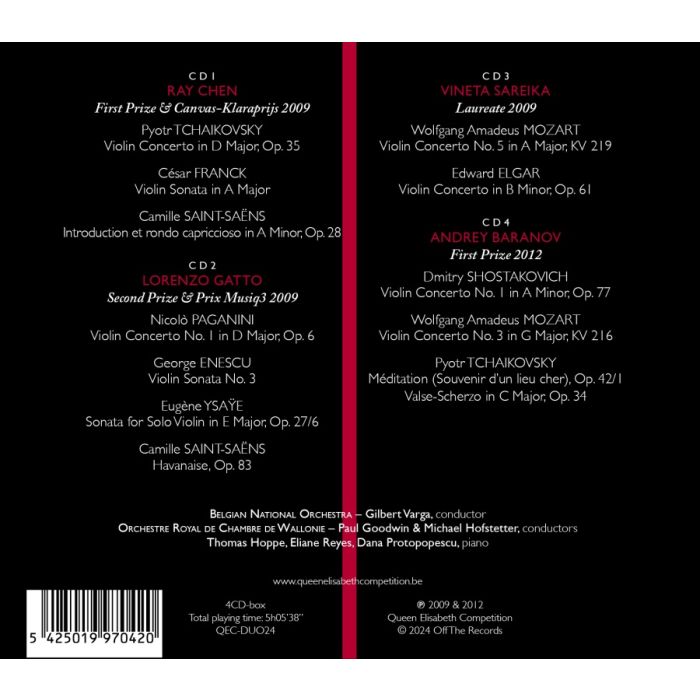 Queen Elisabeth Competition - Violin 2009 & 2012 - slide-1