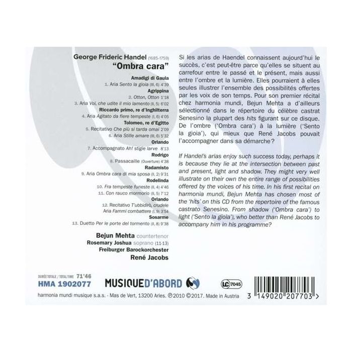 Handel: Ombra Cara - Arias - slide-1